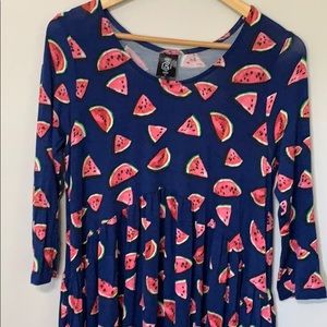 NWT Med Agnes & Dora Dress w/ Pockets Watermelon
